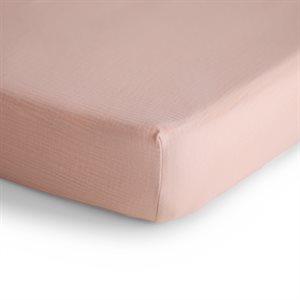 Mushie Crib Sheet - Small - Blush
